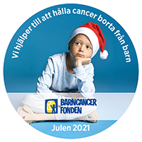 Barncancerfondens Julknapp 2018
